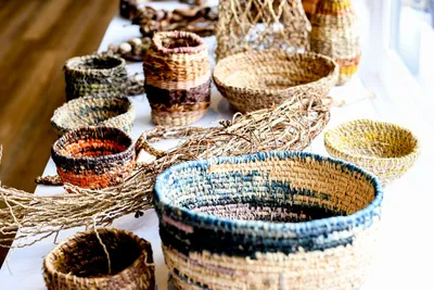 Плетение корзин